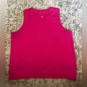 Lululemon Swiftly Breathe Muscle Tank Top Pink Size: 6